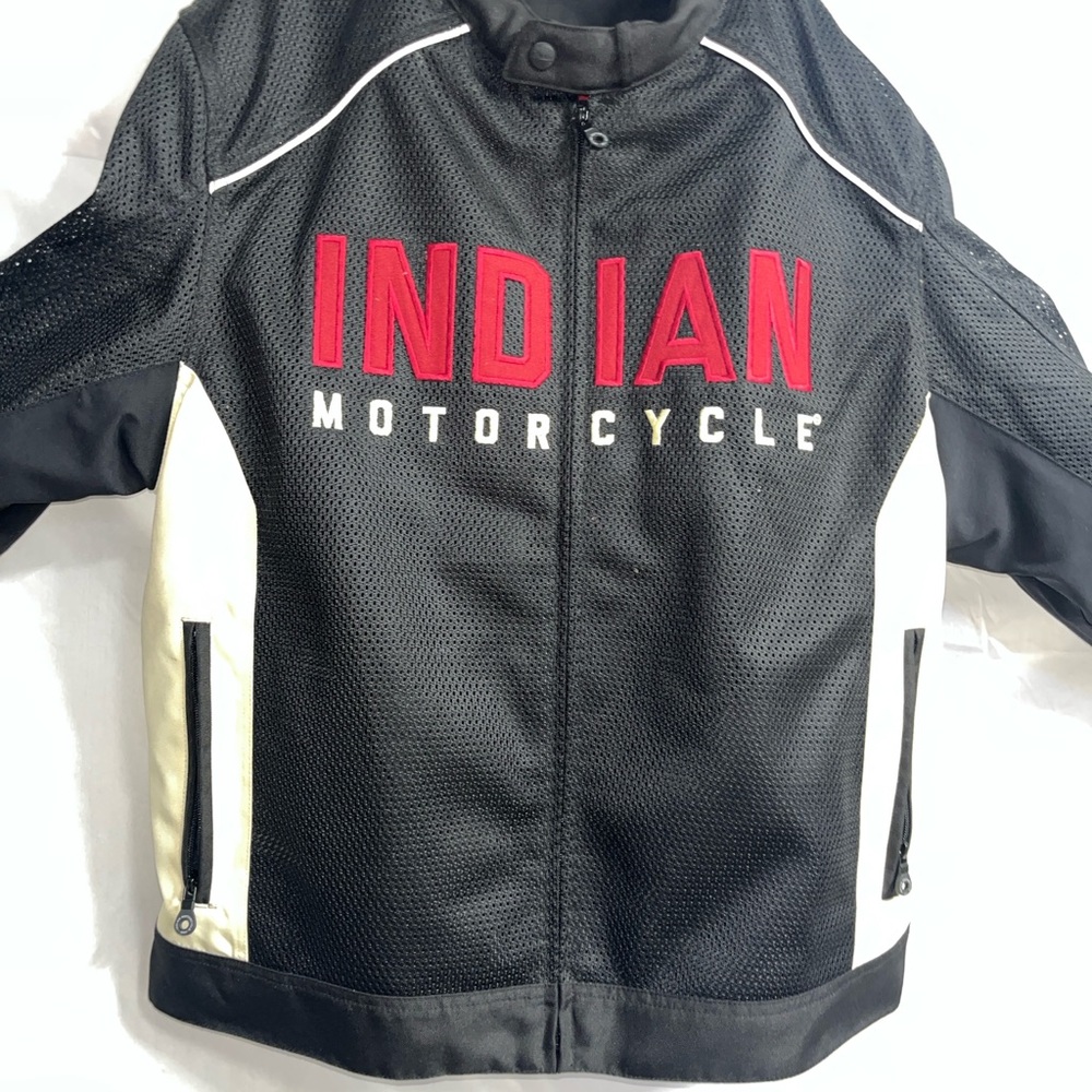 Indian Motorcycle Mesh Riding Jacket w Removable Liner